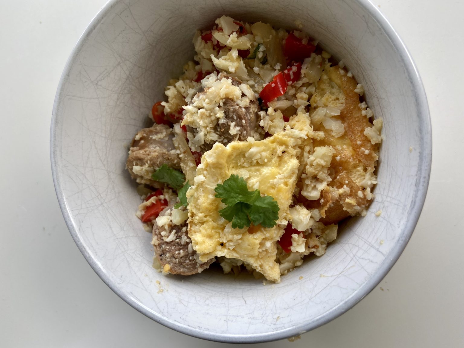 Chef Ray – Cauliflower Fried Rice with Sausage – Coach Ray – Qwik Kiwi ...