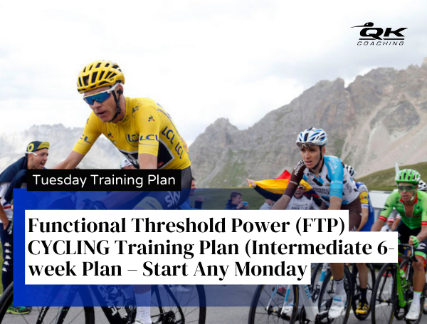 Tuesday Training Plan: Functional Threshold Power (FTP) CYCLING ...