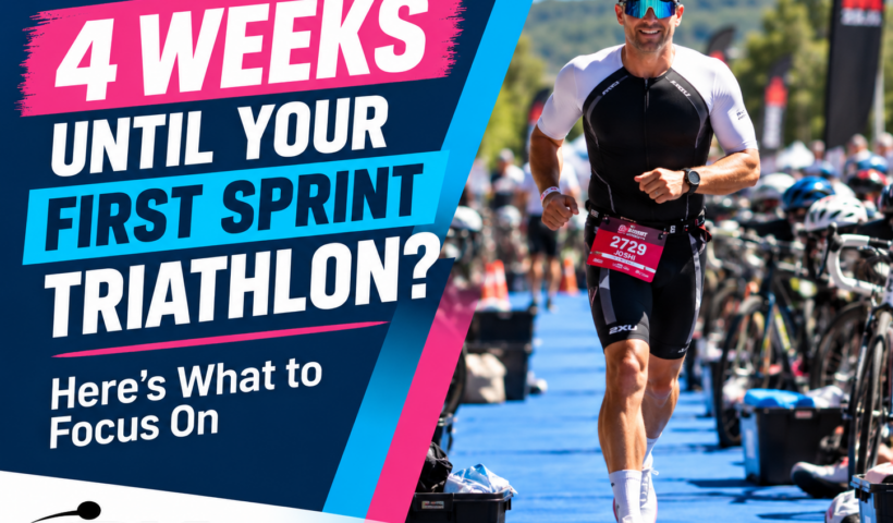 First sprint triathlon training – 4 weeks until race day