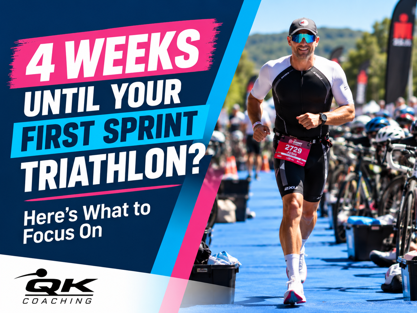 First sprint triathlon training – 4 weeks until race day