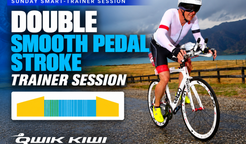 Double Smooth Pedal Stroke cycling cadence workout with Qwik Kiwi Coaching