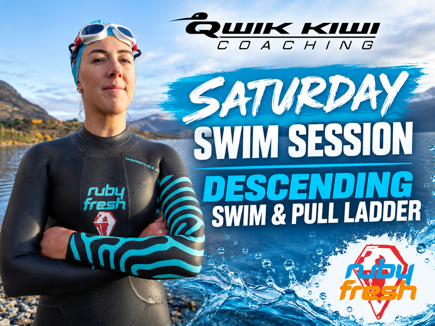 Saturday Swim Session descending swim and Pull Buoy ladder workout